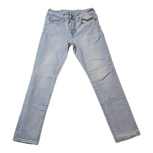 American Eagle Outfitters Light Wash Straight Jeans 30X30